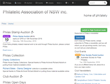 Tablet Screenshot of philas.org.au